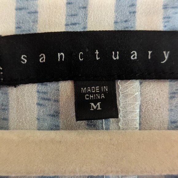 Sanctuary Size Medium Blue and White Striped Tunic - Picture 2 of 10